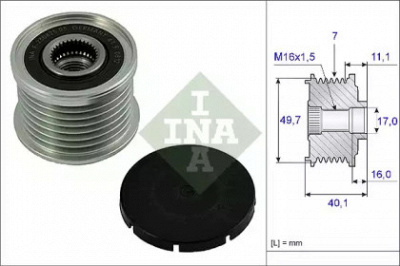 WILMINK GROUP wg1253604 -  Механизм свободного хода генератора